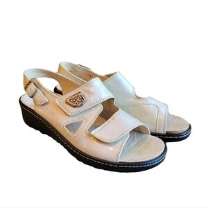 Hallux Fabia Fidelio Bunion Relief Adjustable Crocodile Sandal Women's‎ 6.5-7